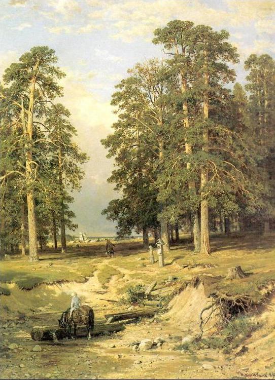 Holy Spring near Elabuga, Ivan Shishkin